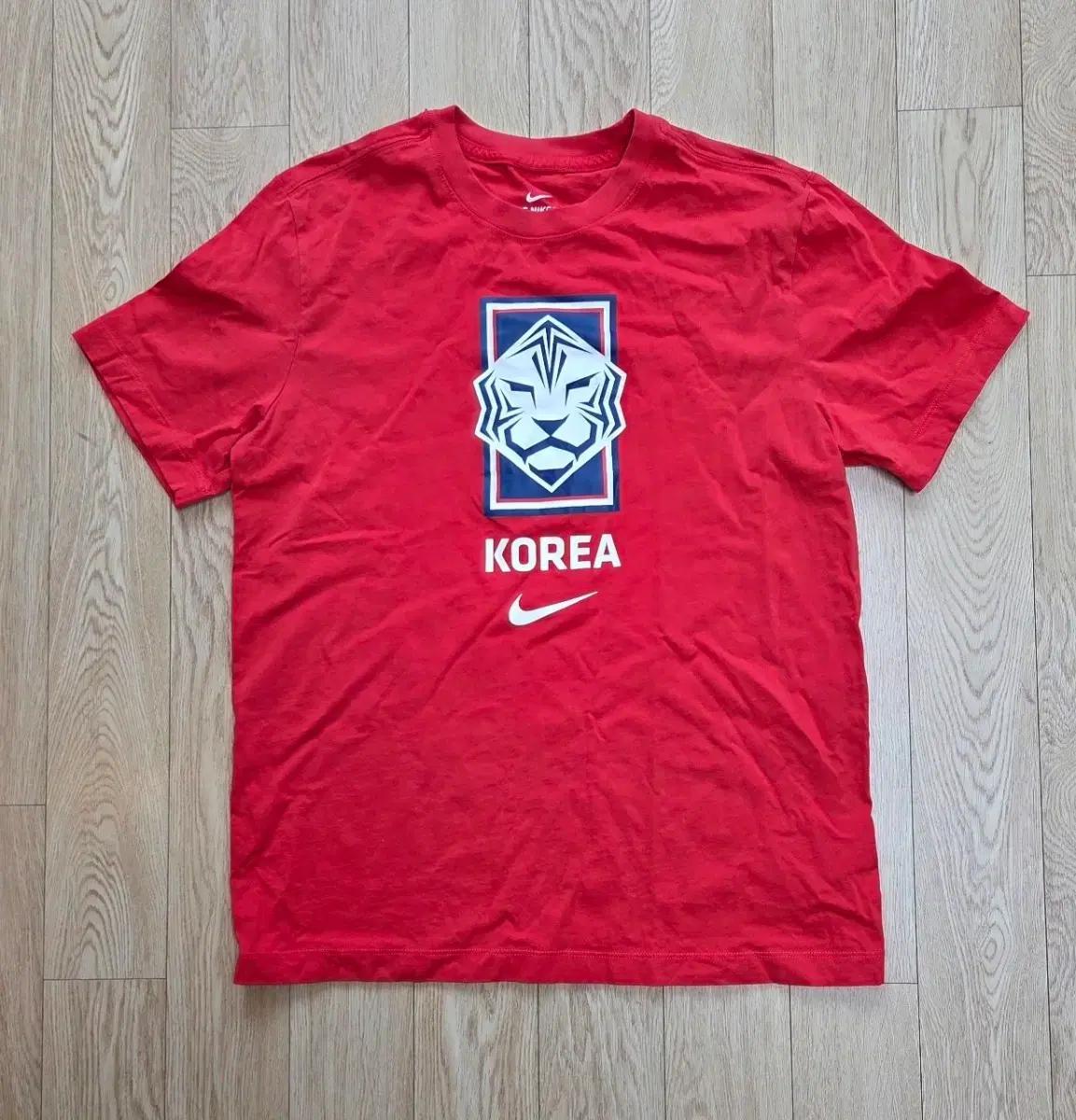 미사용 나이키 한국 축구 국가대표팀 반팔티 L사이즈 (95~100정도)