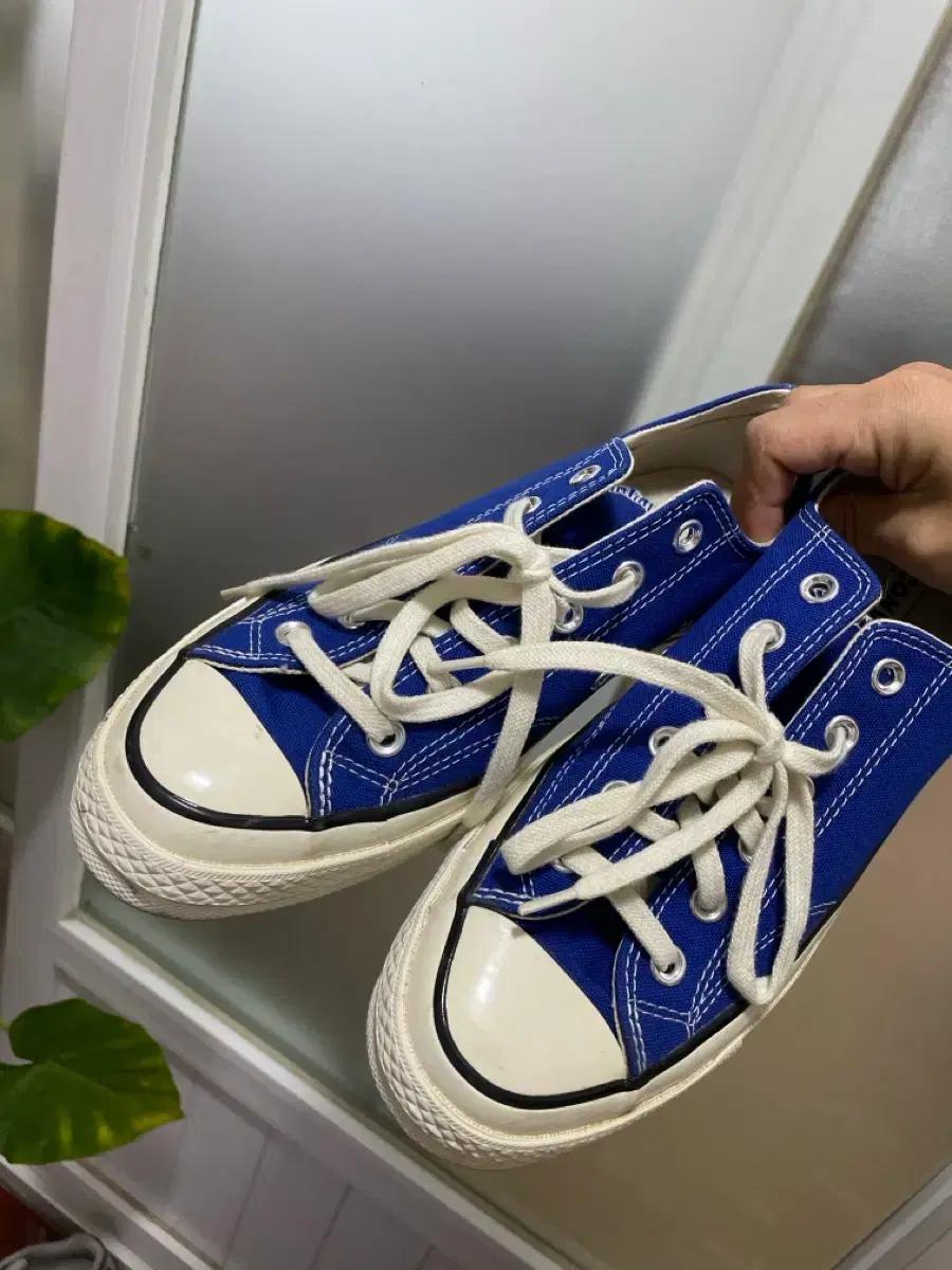 컨버스 척테일러 블루 스니커즈