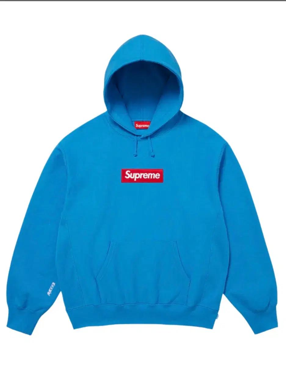[구매]L슈프림 박스 로고 후드 스웨트셔츠 시안 - 25FW