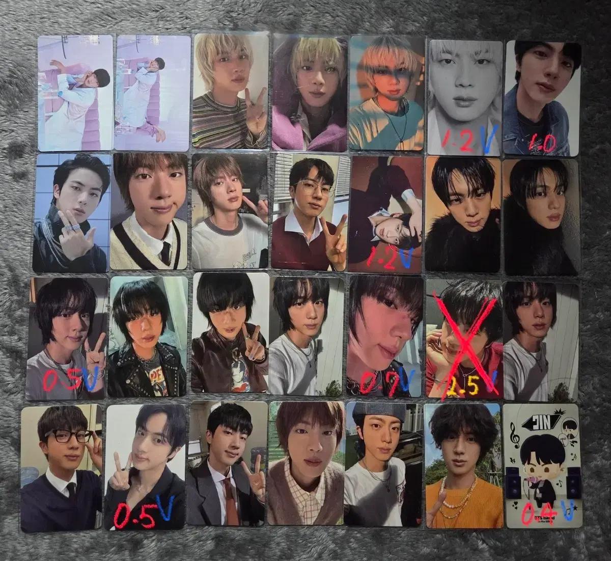 방탄소년단 진 포카 처분합니다!!