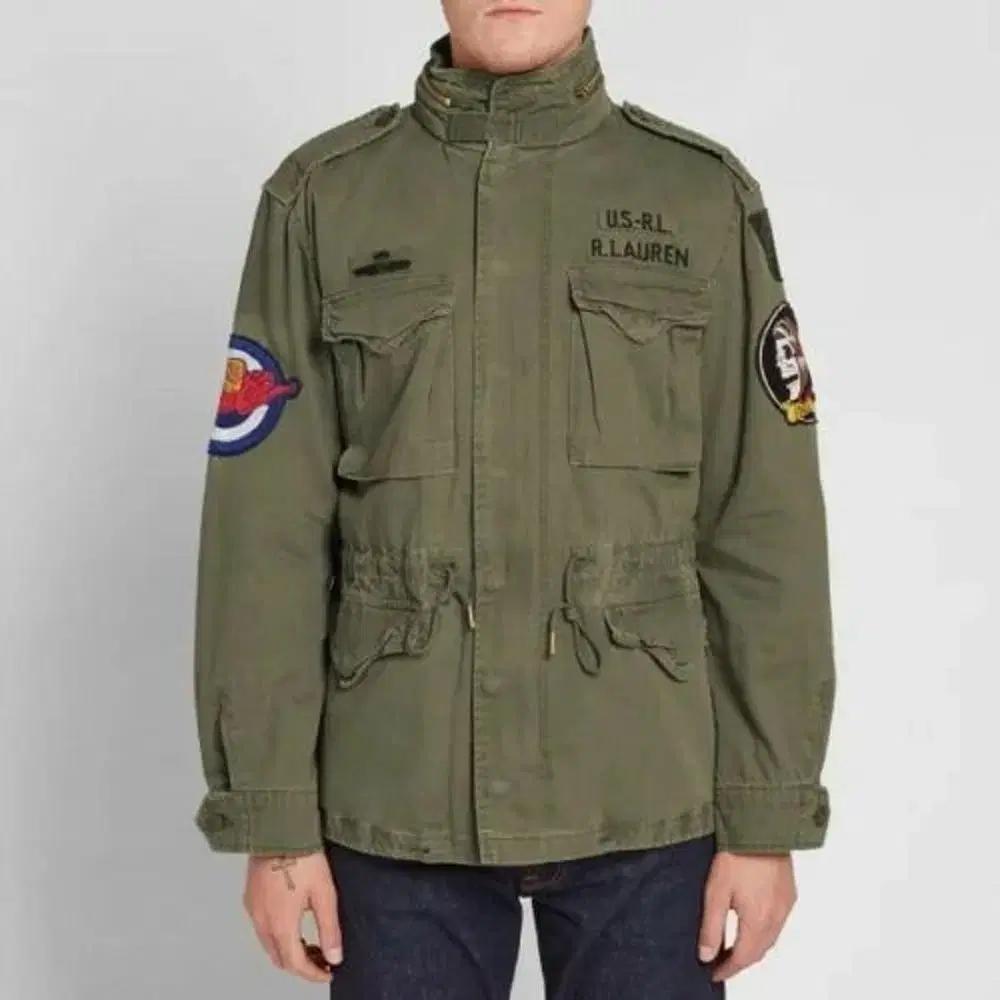폴로 랄프로렌 해골 애상 m-65 새상품