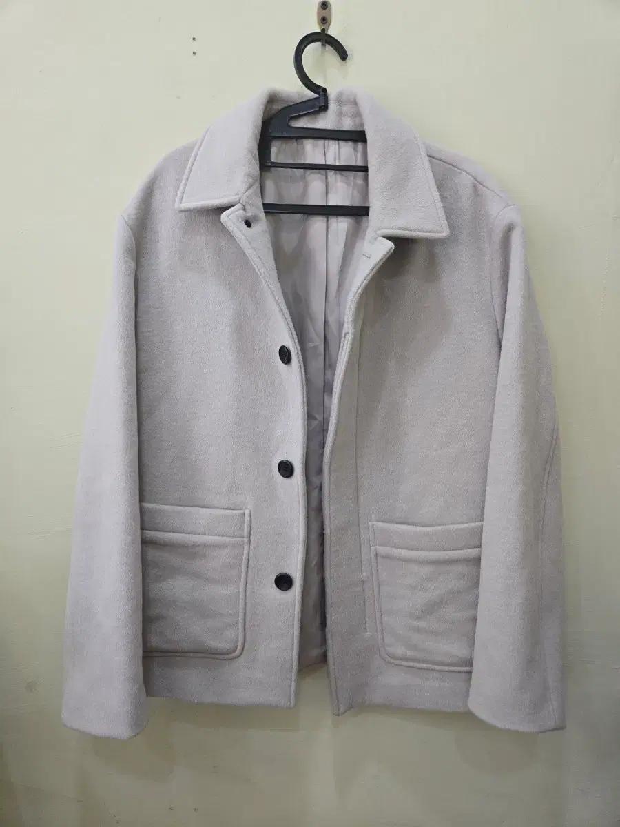 [Mind Bridge] 마인드브릿지 울 혼방 3버튼 코트 자켓 베이지