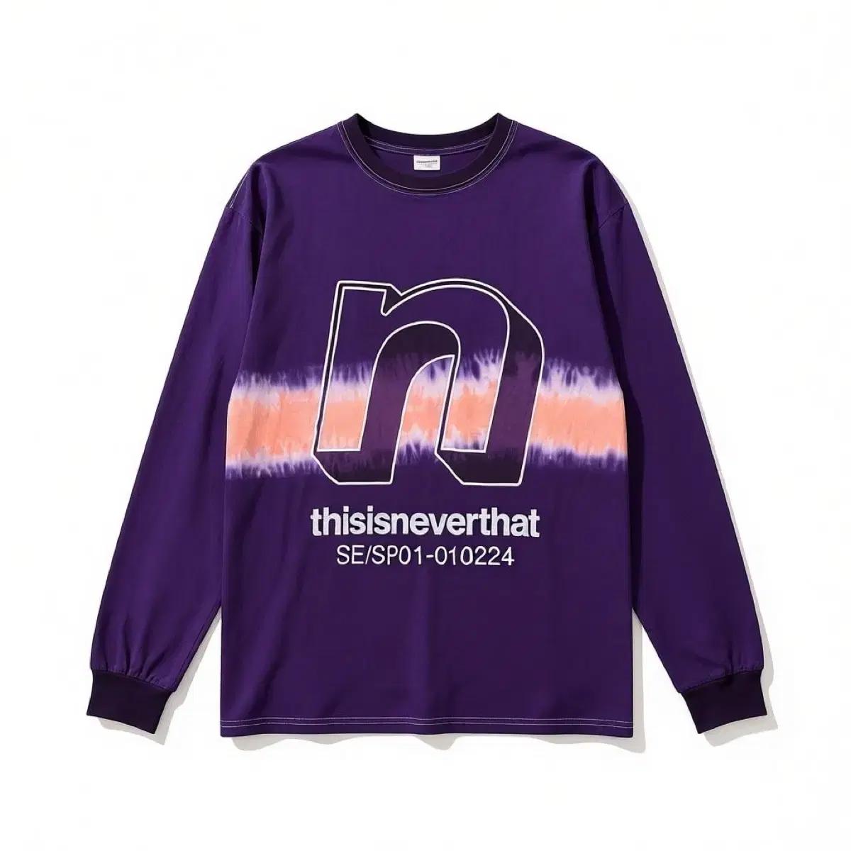 디스이즈네버댓 퍼플 롱슬리브 L