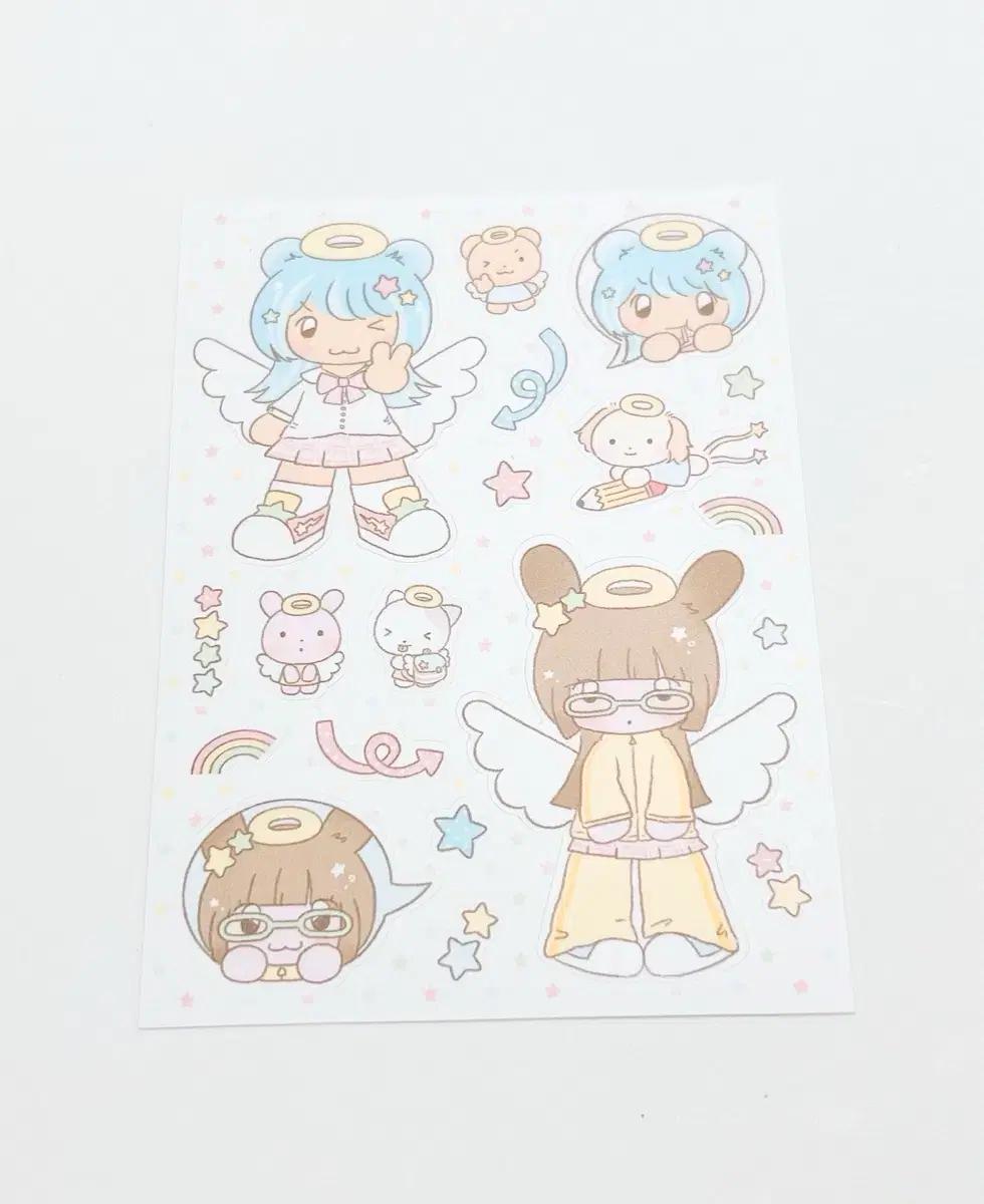 다꾸스티커/캐릭터다꾸/인물스티커/인물다꾸/보돔보돔/미소녀스티커/다꾸띵