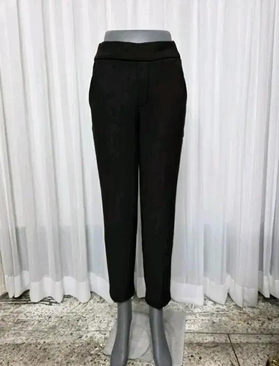 스튜디오럭스 안감밍크기모 허리밴딩 여성바지 여성팬츠 여성슬랙스 코디 하의