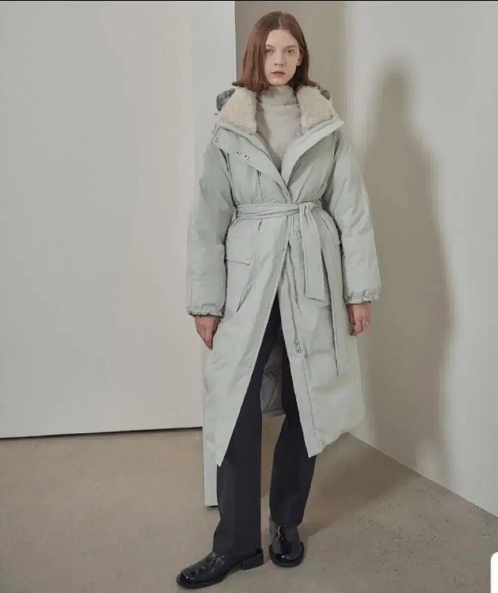 루에브르 구스 롱 다운 패딩 코트