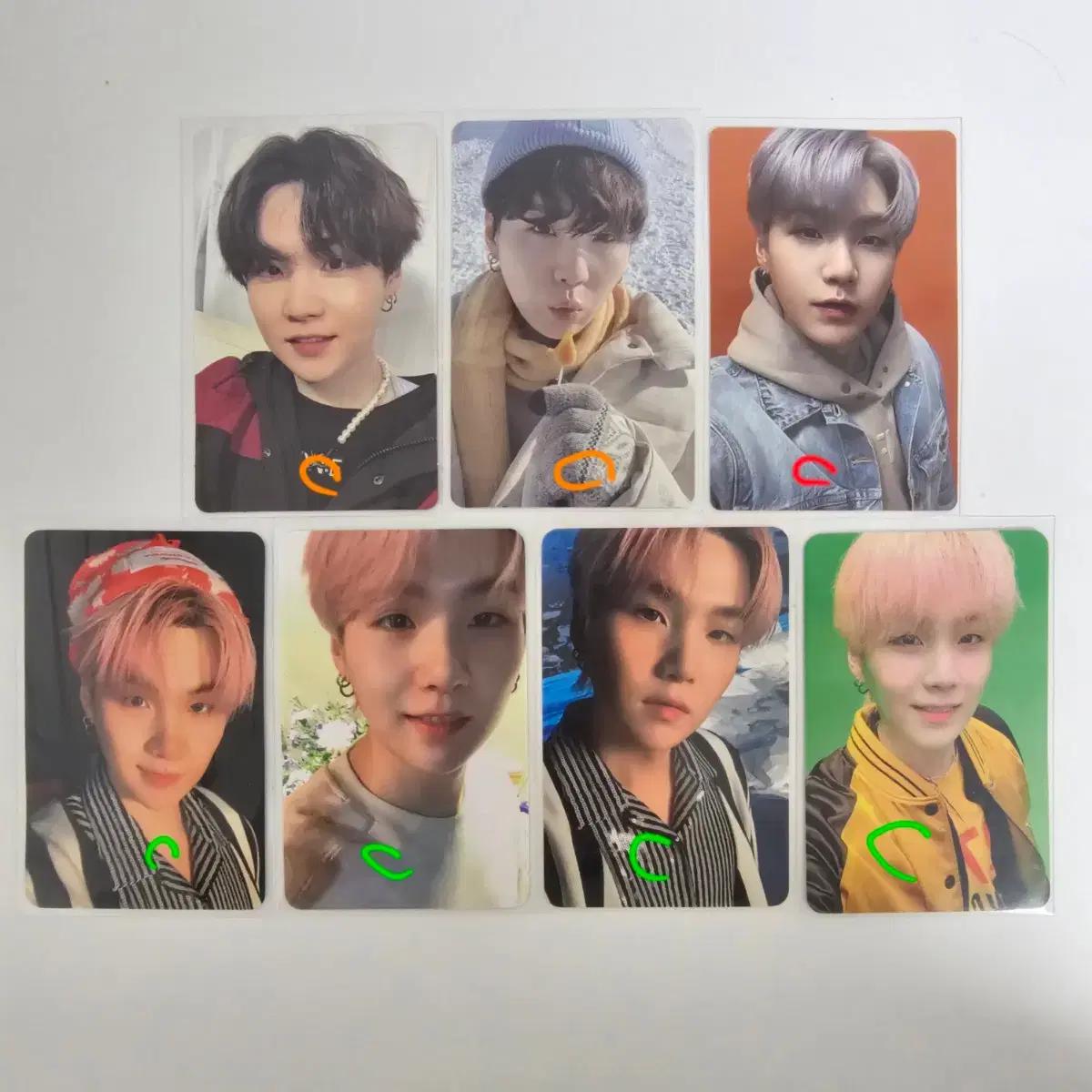 일괄, 처분) 방탄소년단 bts 슈가 민윤기 포카