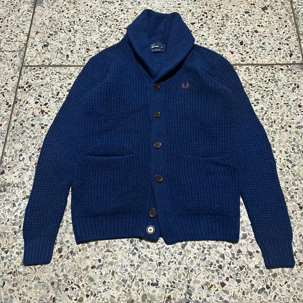 프레디페리 (Fred Perry) 숄카라 렘스울 가디건