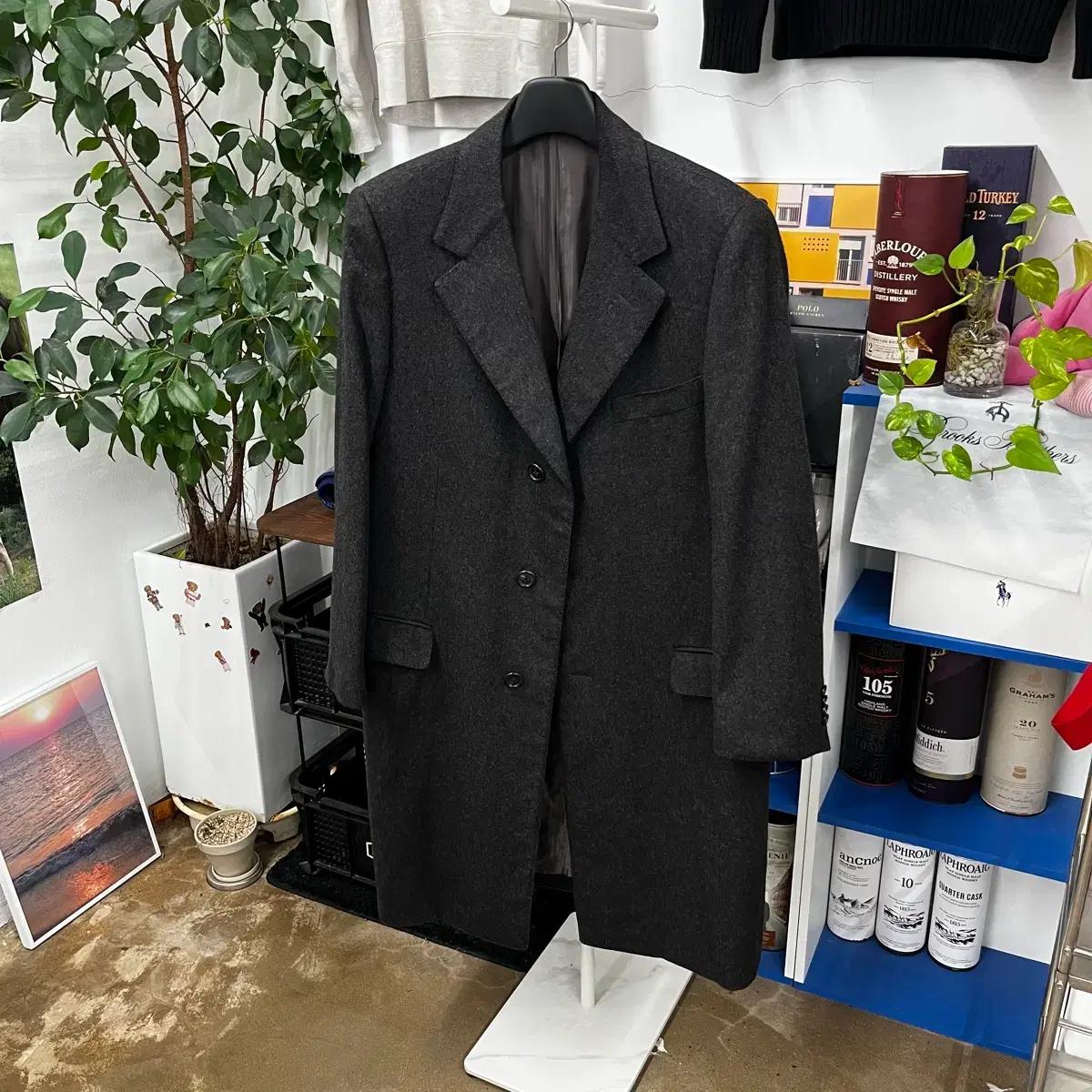 에르메네질도 제냐 캐시미어100% 싱글 코트 52