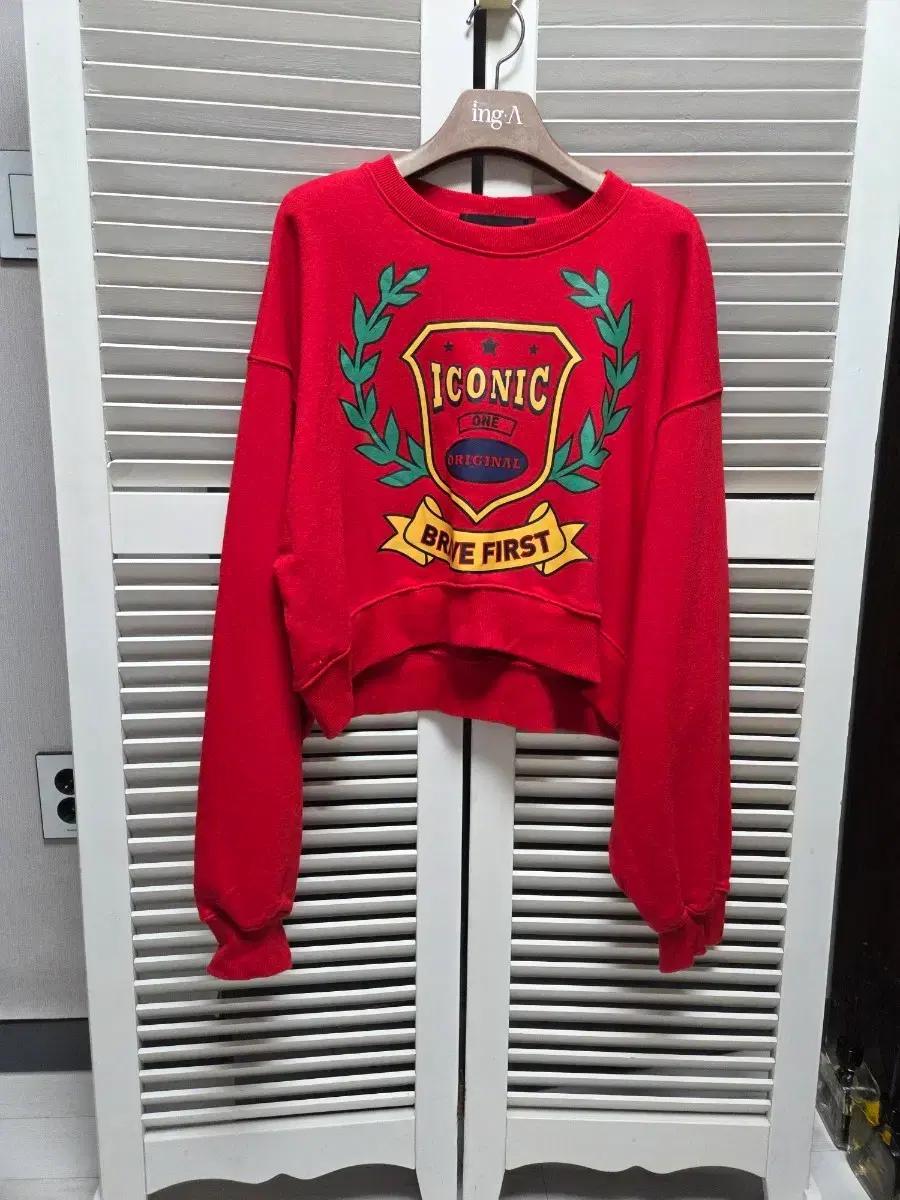 스타일난다 봄가을 크롭 맨투맨