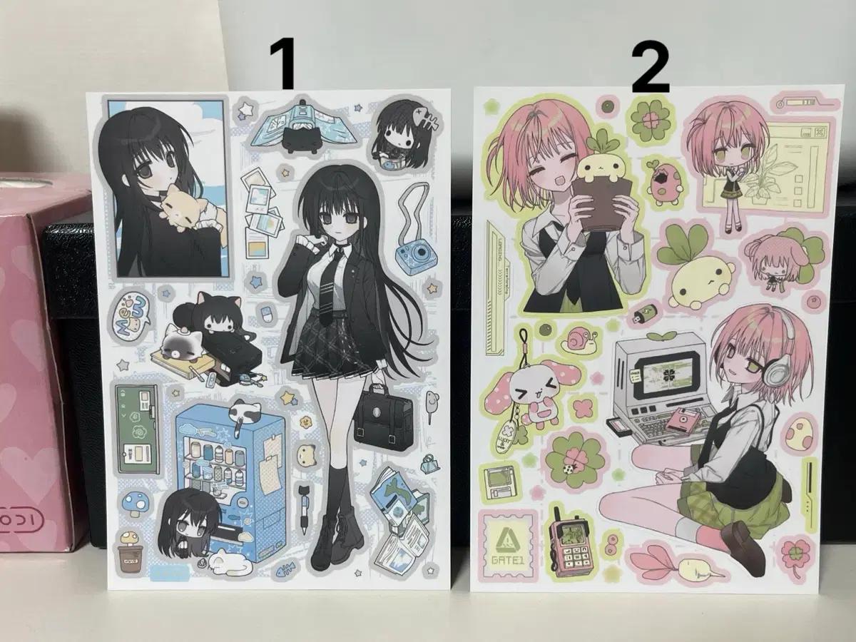 인물씰스 1,000원씩