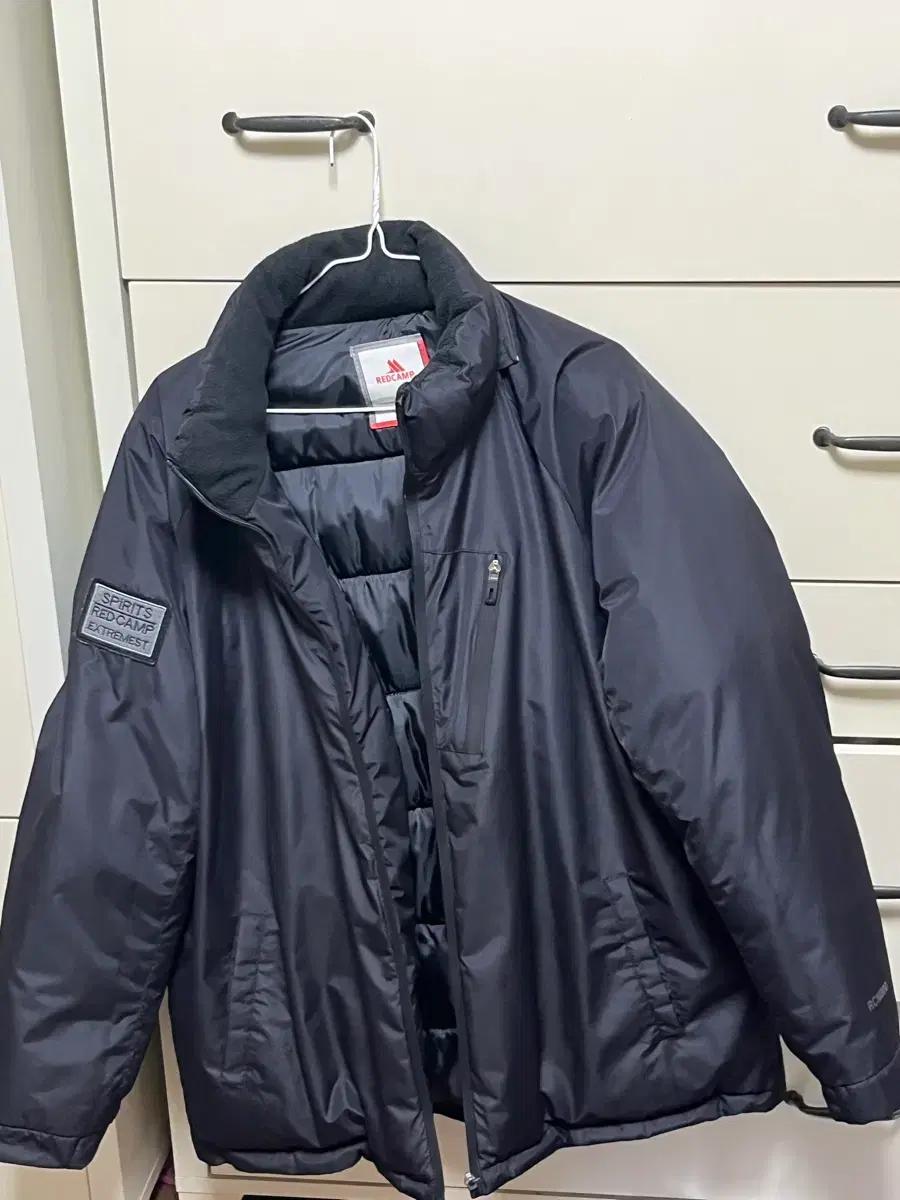 레드캠프 블랙 패딩 점퍼 105