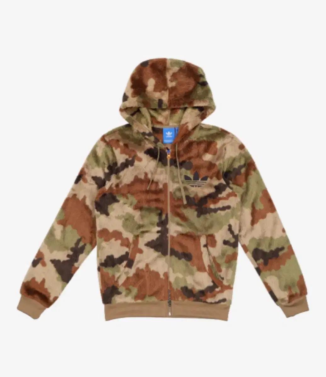 아디다스 카모 플리스 후드 집업