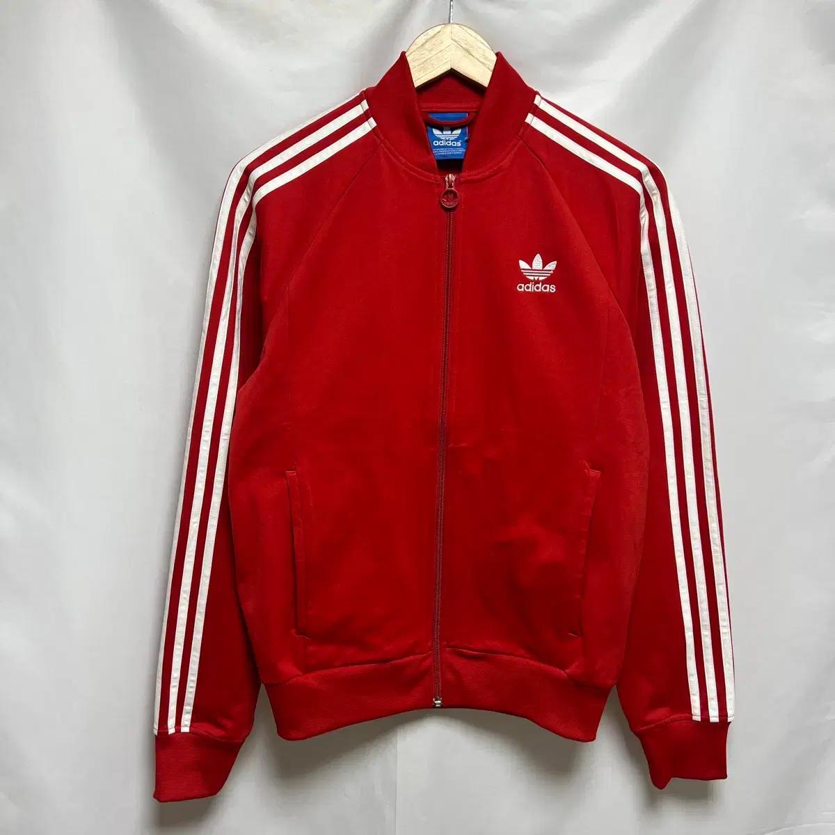 [정품/90] 아디다스 유로파 슈퍼스타 레드 트랙탑/져지