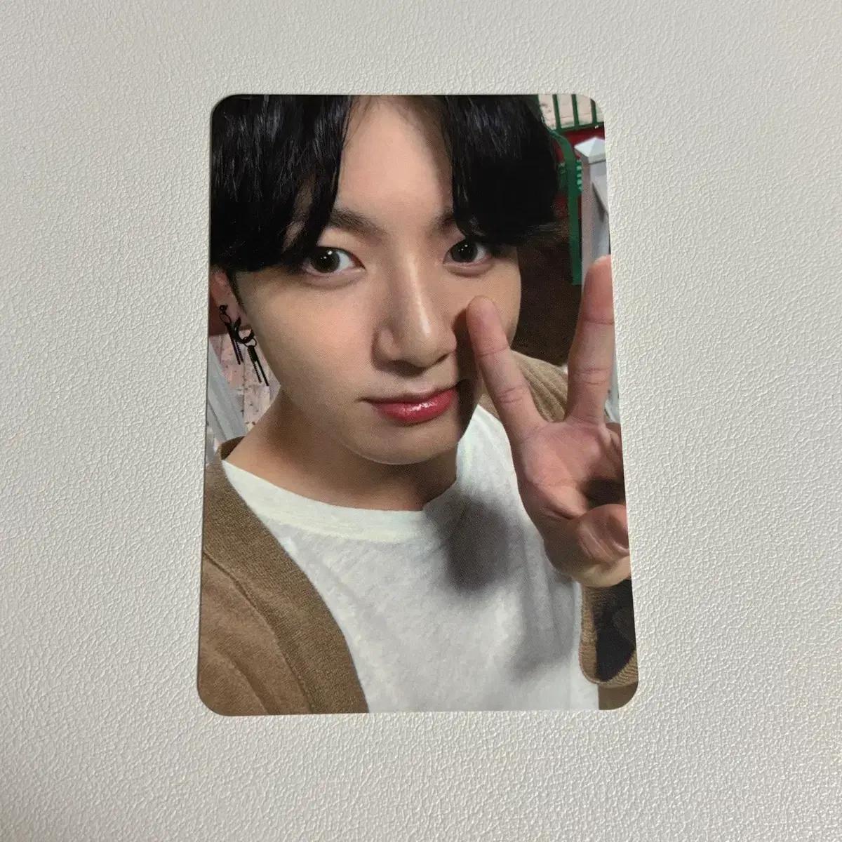 정국 일본 맵솔 더져니 포카 포토카드 방탄 bts