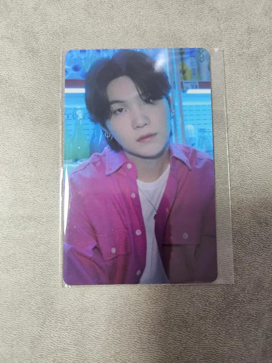 미개봉 bts 방탄 윤기 슈가 퍼투댄 일본 위버스 특전 포카