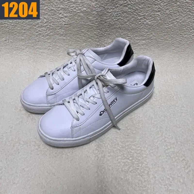 [260] 디스커버리 캐주얼 화이트 스니커즈 신발