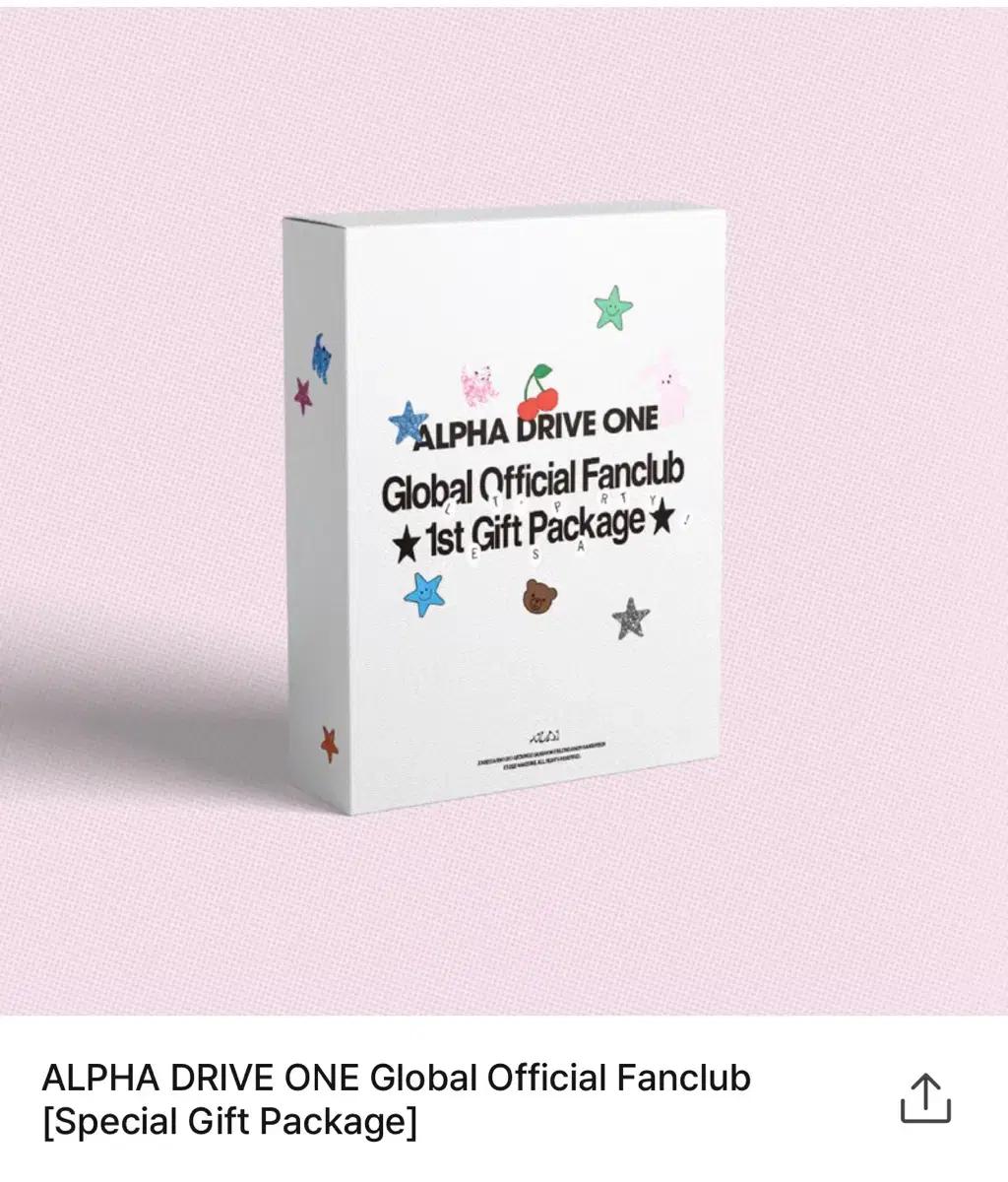 ALPHA DRIVE ONE 팬클럽 1st 기프트 패 키지