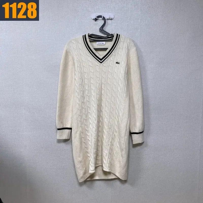 90 LACOSTE 라코스테 여성 니트 원피스