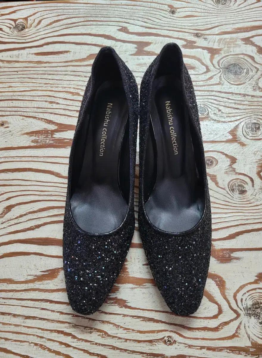 여성)글리터 펌프스 하이힐(새상품250m)