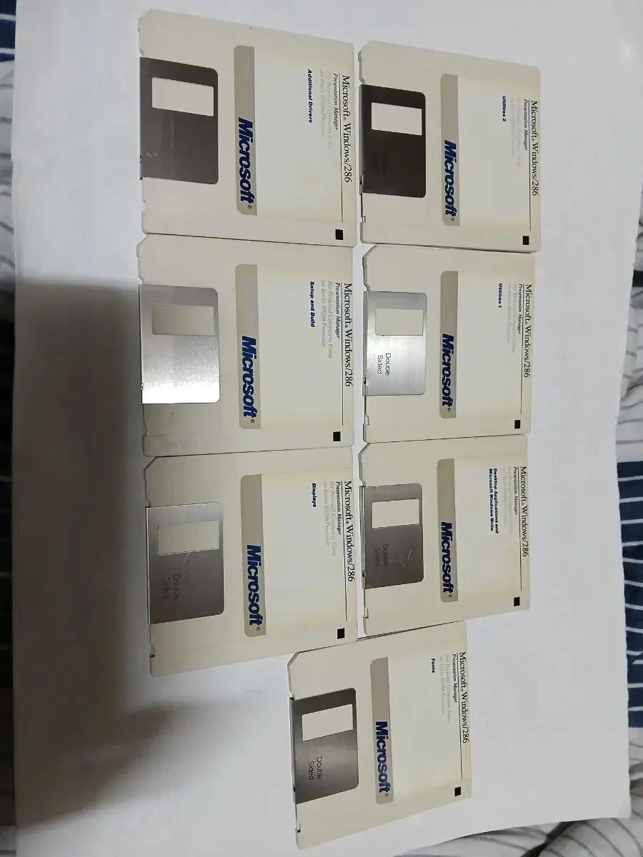 마이크로소프트 윈도우 286 플로피 디스켓.워드.엑셀.윈도우95.