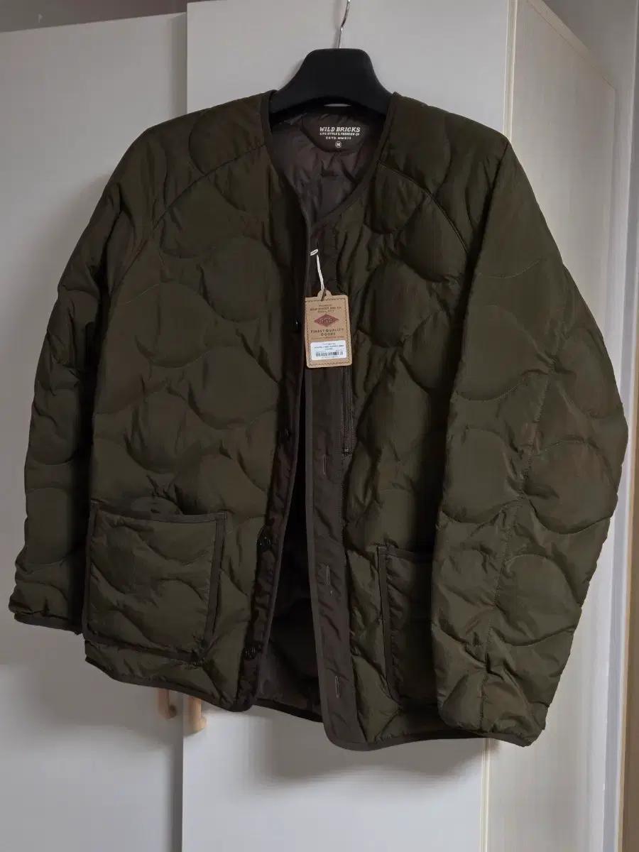 [새상품] 와일드브릭스 퀼팅 라이너 자켓 경량패딩  M사이즈 올리브