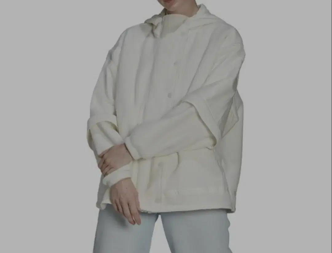 아디다스 플리스 트랙 후드 자켓 XL _ 여성