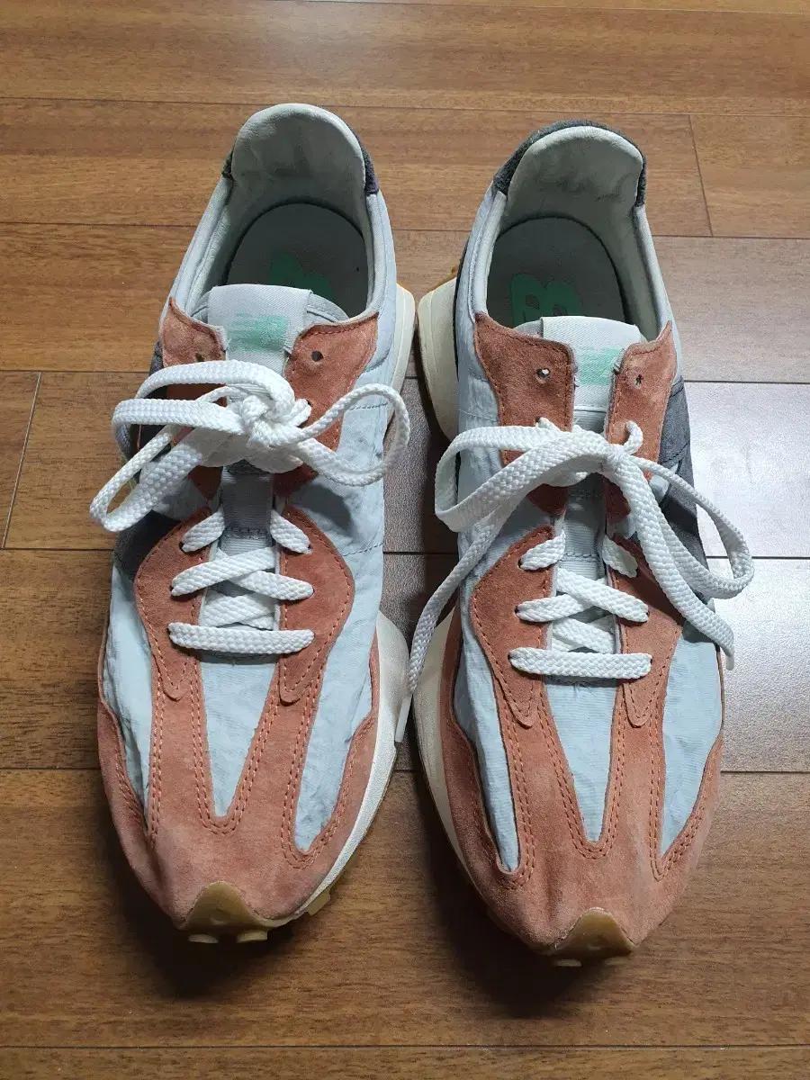 뉴발란스 327 운동화 오렌지/회색 280