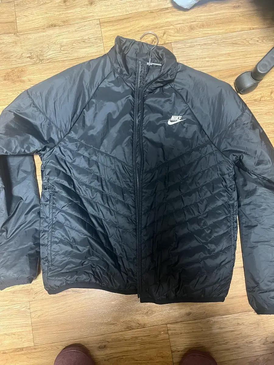 나이키 블랙 패딩 자켓