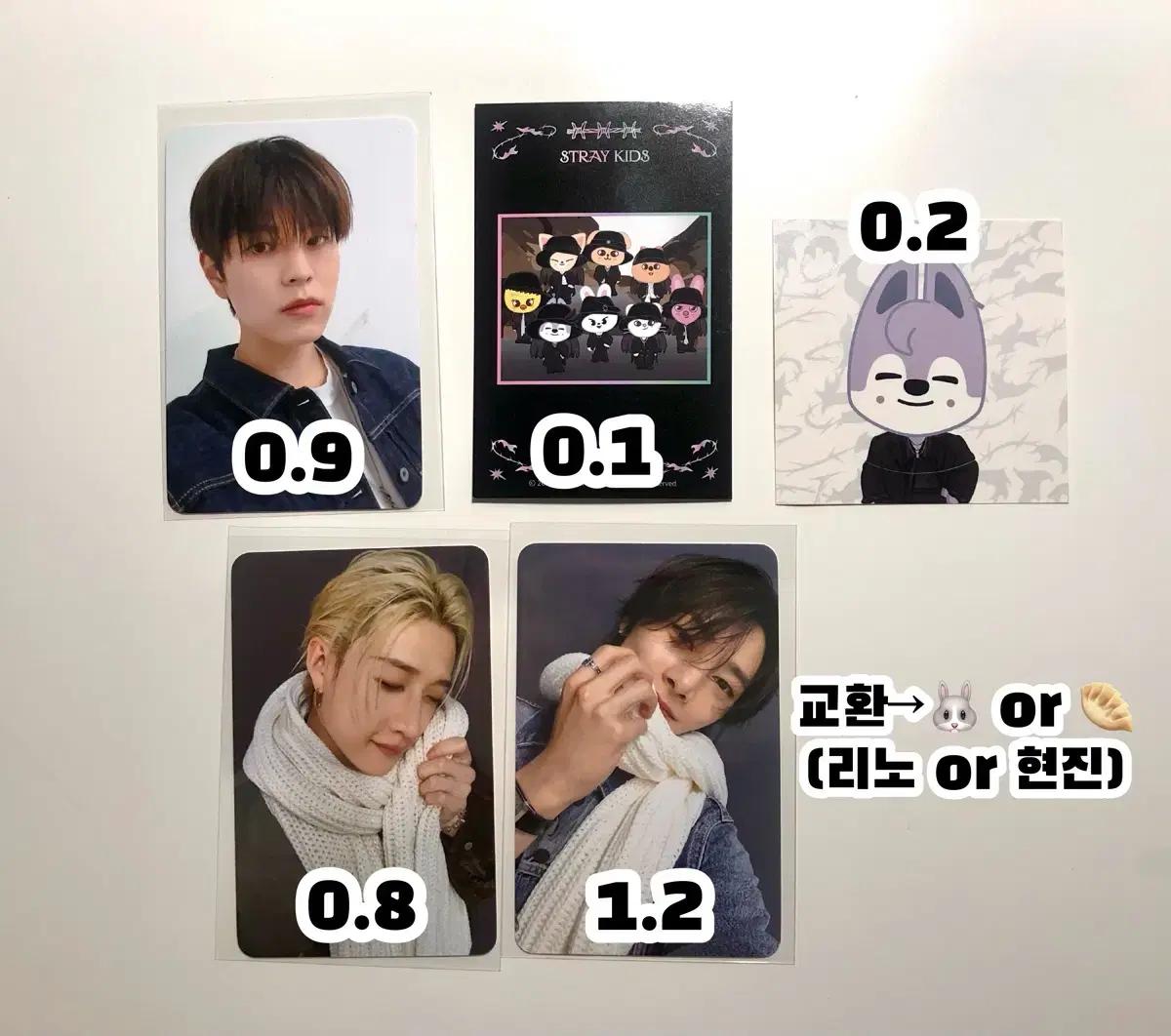 스트레이키즈 스키즈 두잇 팝업 럭드 특전 포카 양도 교환