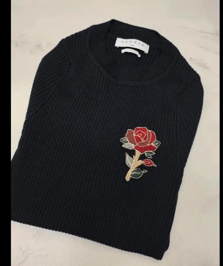 Sandro 산드로 니트 슬리브 원피스 ~44반