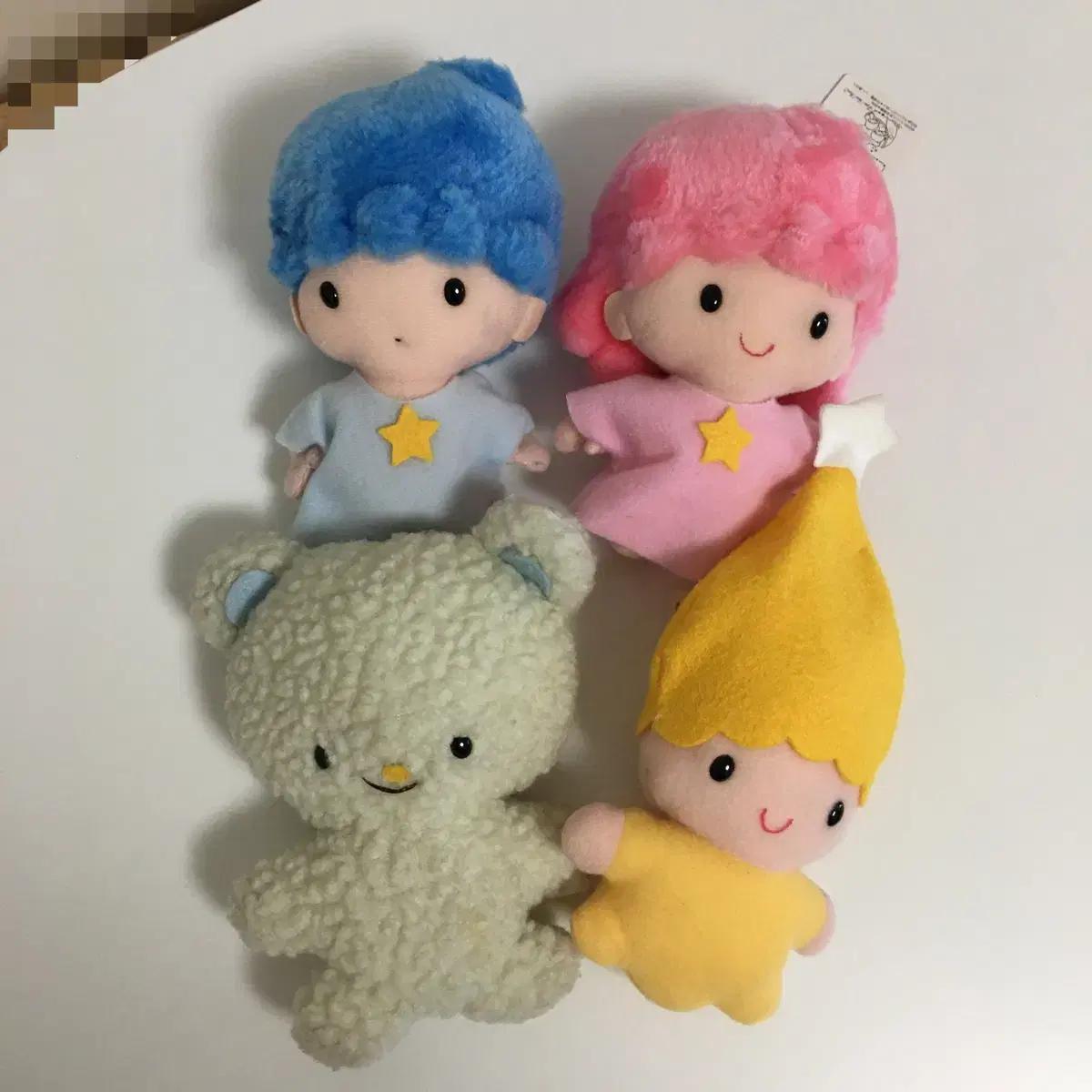 할인가!))고전 키키라라 리틀트윈스타 요정 곰인형 세트