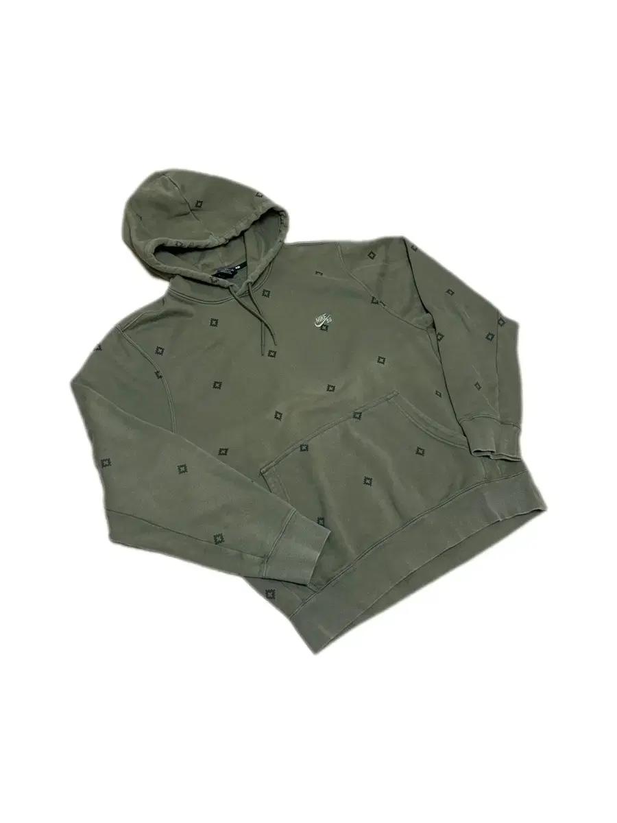 나이키SB 올리브 그린 기모 후드