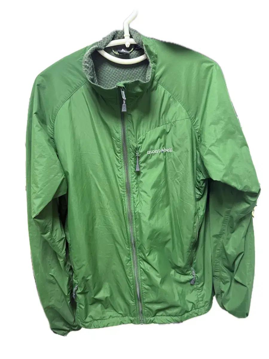 몽벨 바람막이 그린색 자켓
