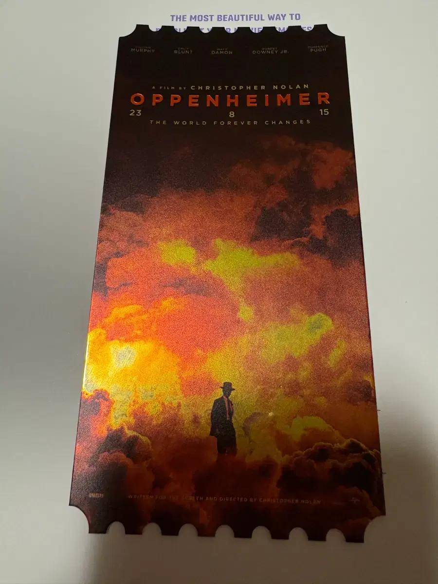 오펜하이머 오리지널티켓 판매합니다