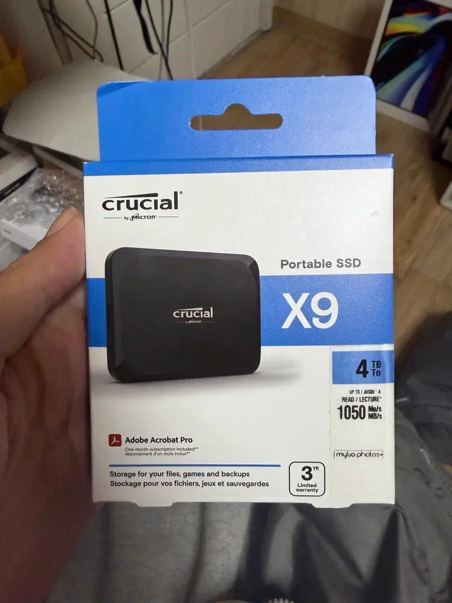 Crucial X9 Portable SSD 4TB