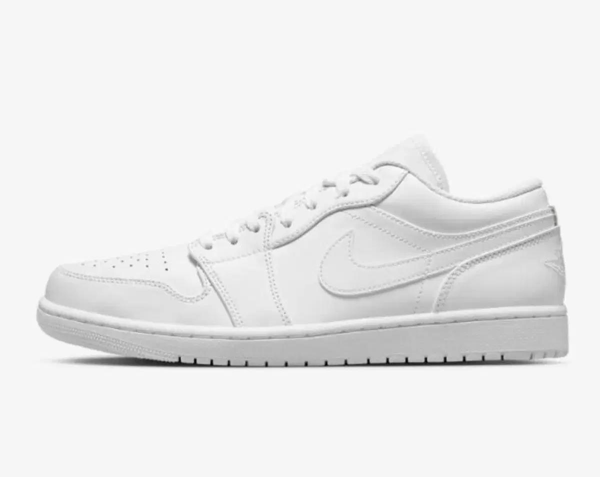 나이키 에어 조던 1 로우 트리플화이트