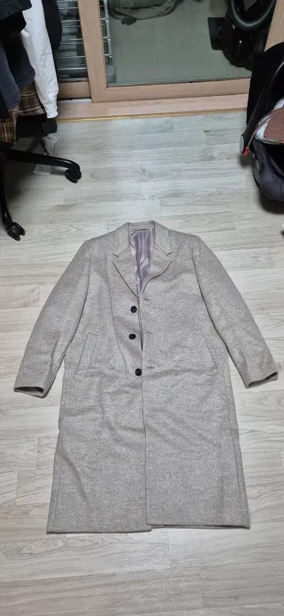 더니트컴퍼니 캐시미어 블렌드 싱글 체스터 코트[오트밀]