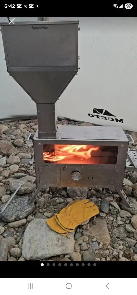 오븐화목난로  캠핑화목난로 필렛화목난로