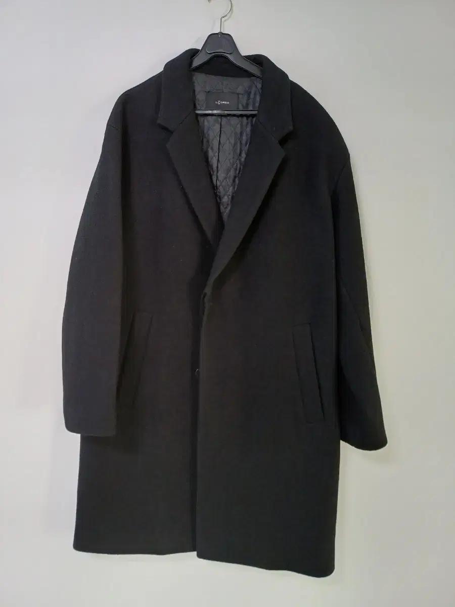 남성 이카루스 오버핏 모직 롱코트(오버핏105)