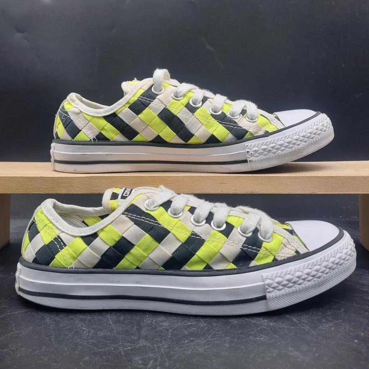 컨버스 올스타 형광블랙 여성스니커즈240