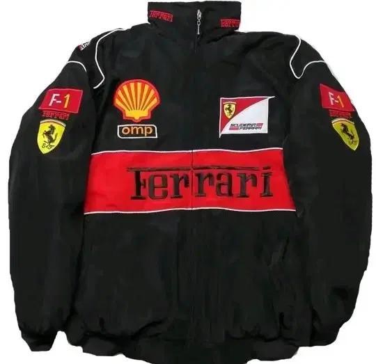 새상품)페라리 F1 레이싱 자켓 블랙