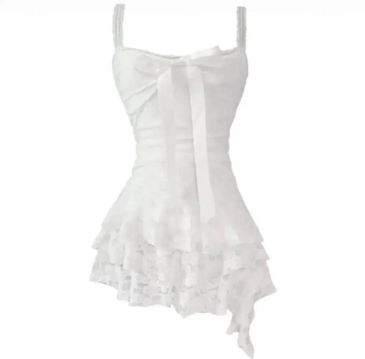 스젠 메이드 원피스 lace ribbon dress