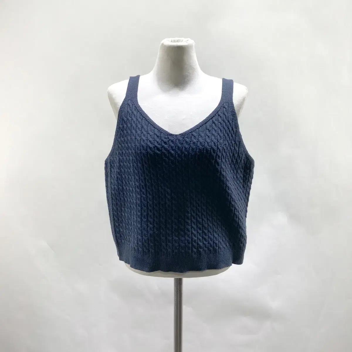 까사렐 2024 니트 뷔스티에 네이비 77 영구제