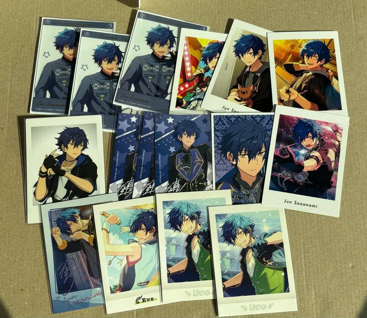 앙스타 에덴 사자나미 쥰 파샷츠 특전 파샤 스티커 일괄