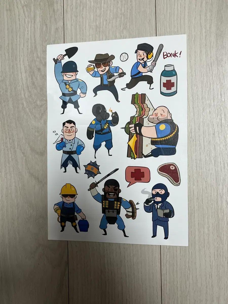 팀포트리스 팀포 TF2 스티커 밸브