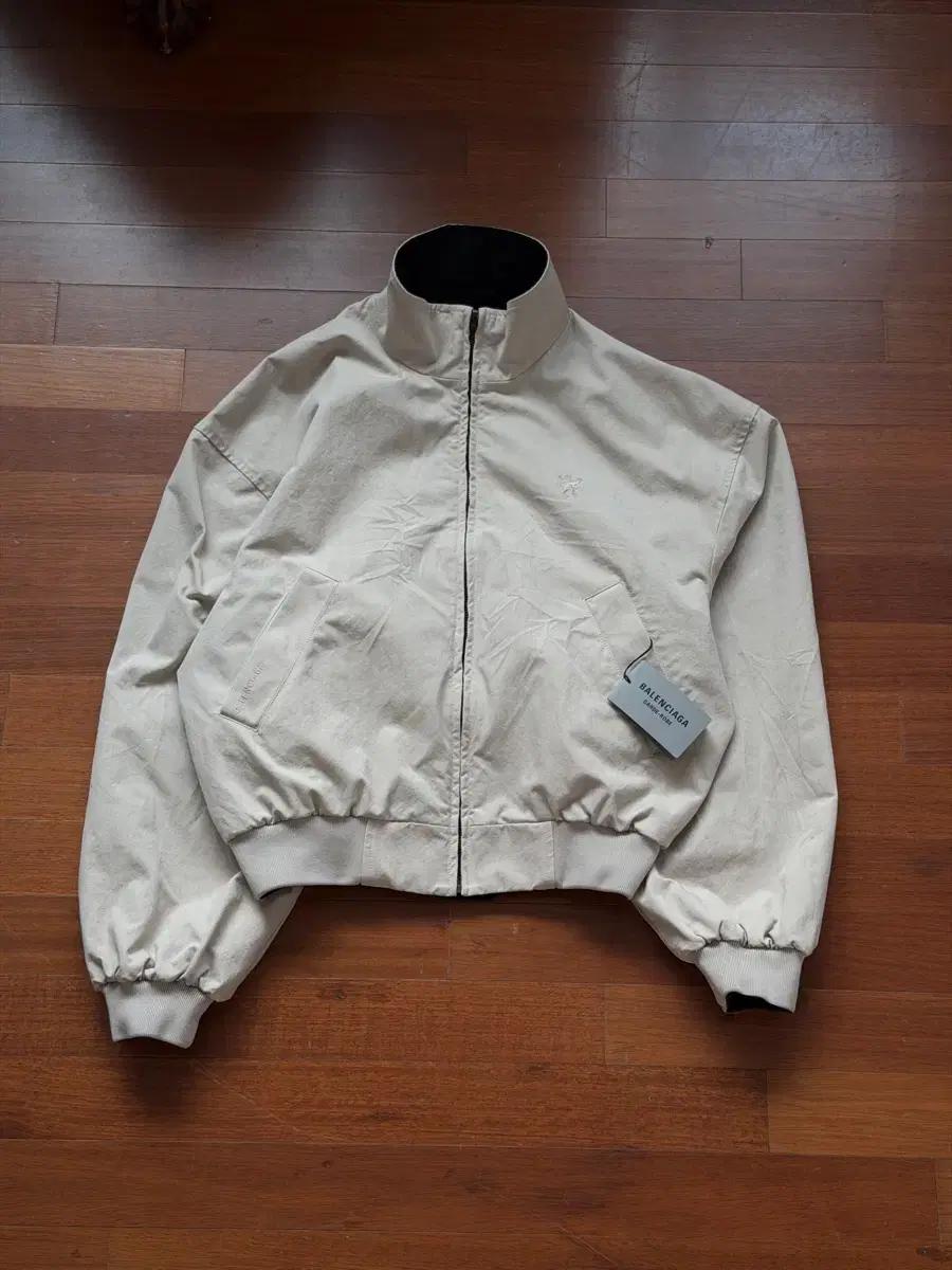 발렌시아가 리버시블 코튼 블루종 자켓