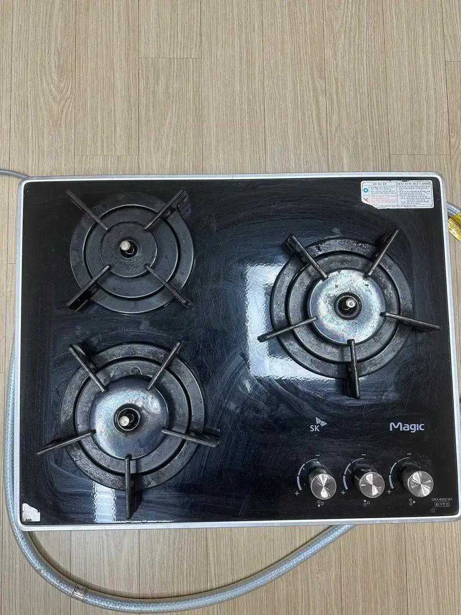 SK매직 빌트인 가스레인지 3구 GRA-B300KA