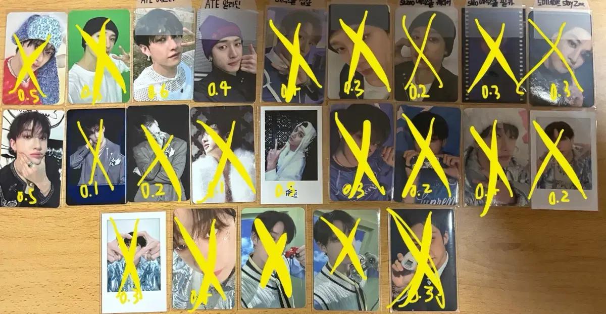 Stray Kids 스키즈 포카 포토카드 판매합니다