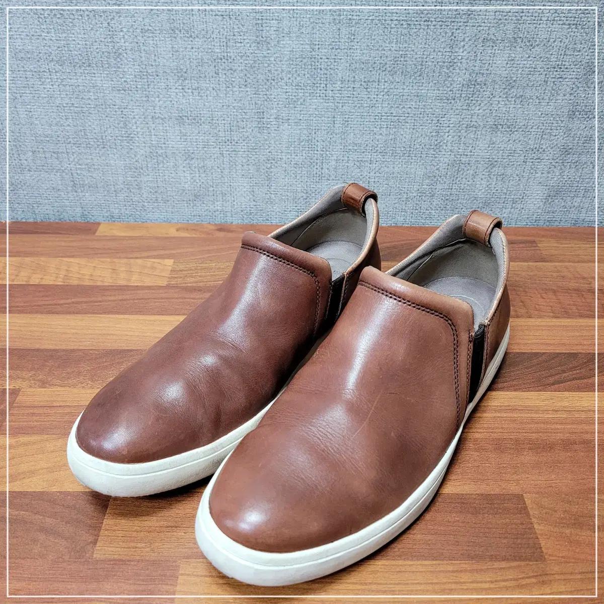 18. 락포트 브라운 가죽슬립온 캐주얼구두 280